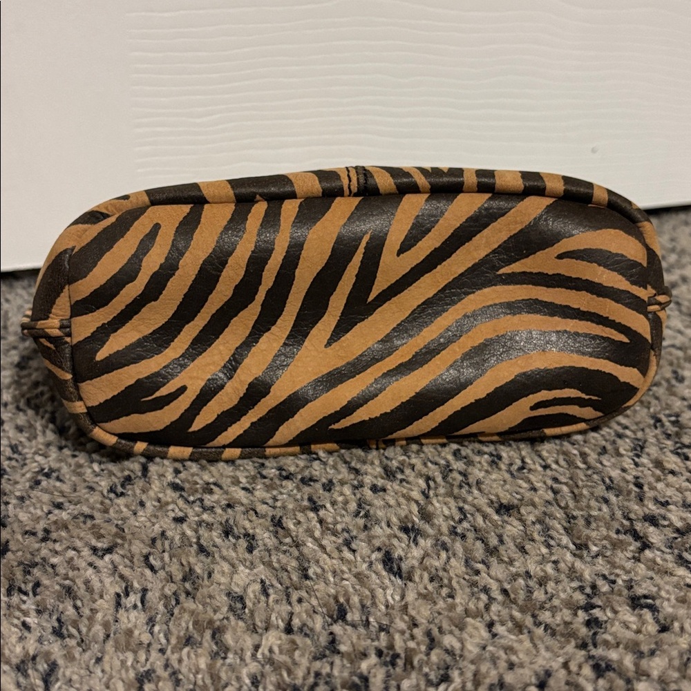 HOBO Zebra Print Crossbody Bag - Brown and Black - Picture 3 of 5